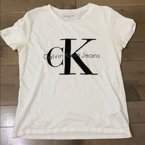Calvin Klein White Shirt Size Medium